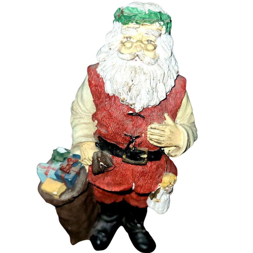 1980's Vintage Paper Mache Santa